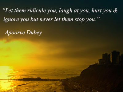 Apoorve Dubey Quotes